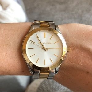 Michael Kors two tone woman’s watch